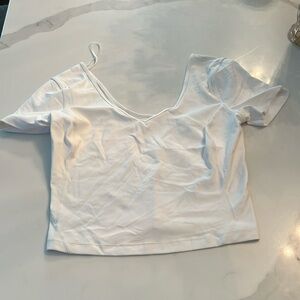 White Align V Neck White Lululemon T shirt. 6.